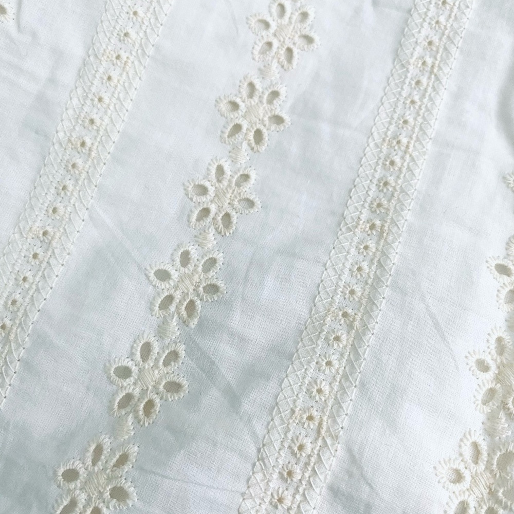 Essentials Cream Embroidered Dress - Picture 6 of 8